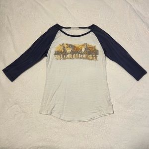 Wild Horses ~ Burnout Baseball Tee ~ Forever 21 ~ Medium